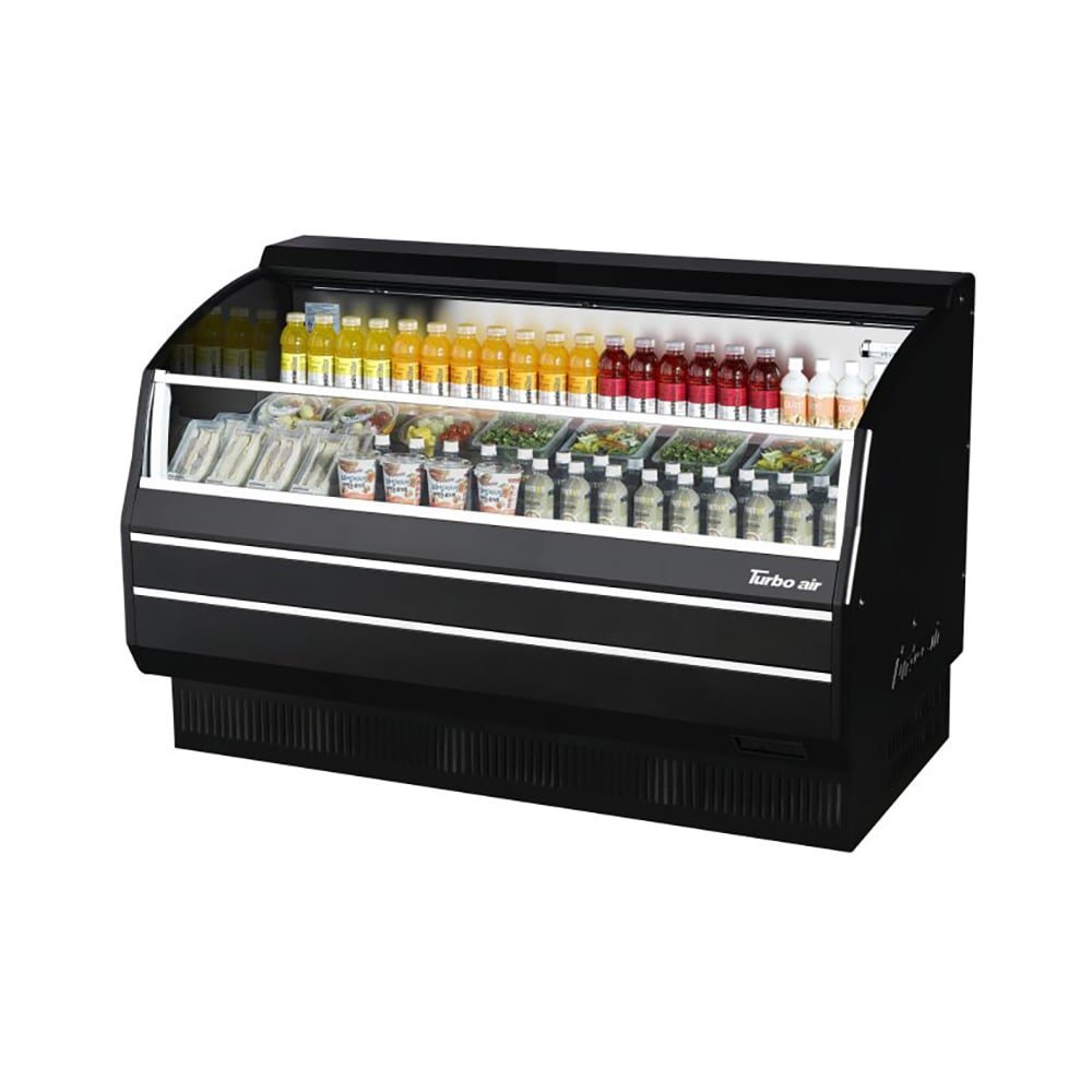 Turbo Air TOM - 60SB - SP - N 63 3/8" Horizontal Open Air Cooler with 3 Levels and 115v Power