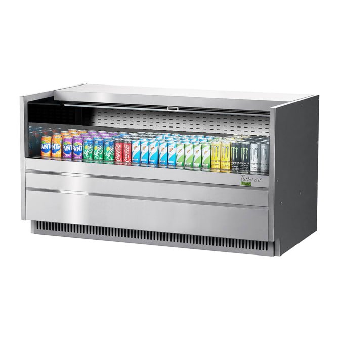 Turbo Air TOM - 60UC - S - N 60.25" Drop - In Open Air Refrigerated Merchandiser - 115V