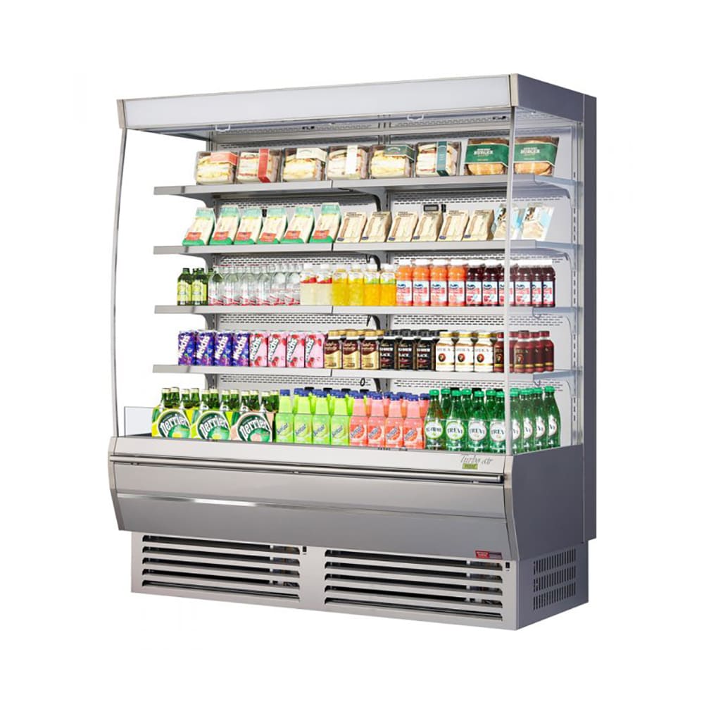 Turbo Air TOM - 72DXS - N: 68 3/4" Vertical Open Air Display Merchandiser (220v)