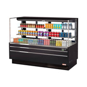 Turbo Air TOM - 72L - UFD - B - 3S - N 70" 3 - Tier Open Air Cooler - 220v