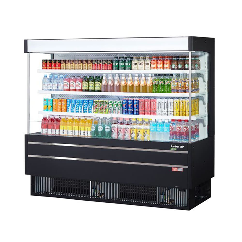 Turbo Air TOM - 75MSEB - N: 76" Vertical Open Air Merchandiser - 220v