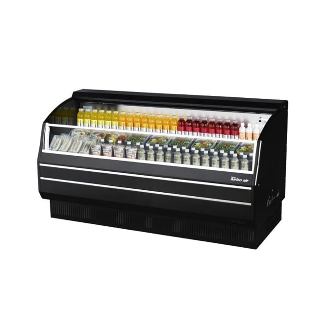 Turbo Air TOM - 75SB - SP - N 75" Horizontal Open Air Merchandiser - 115V