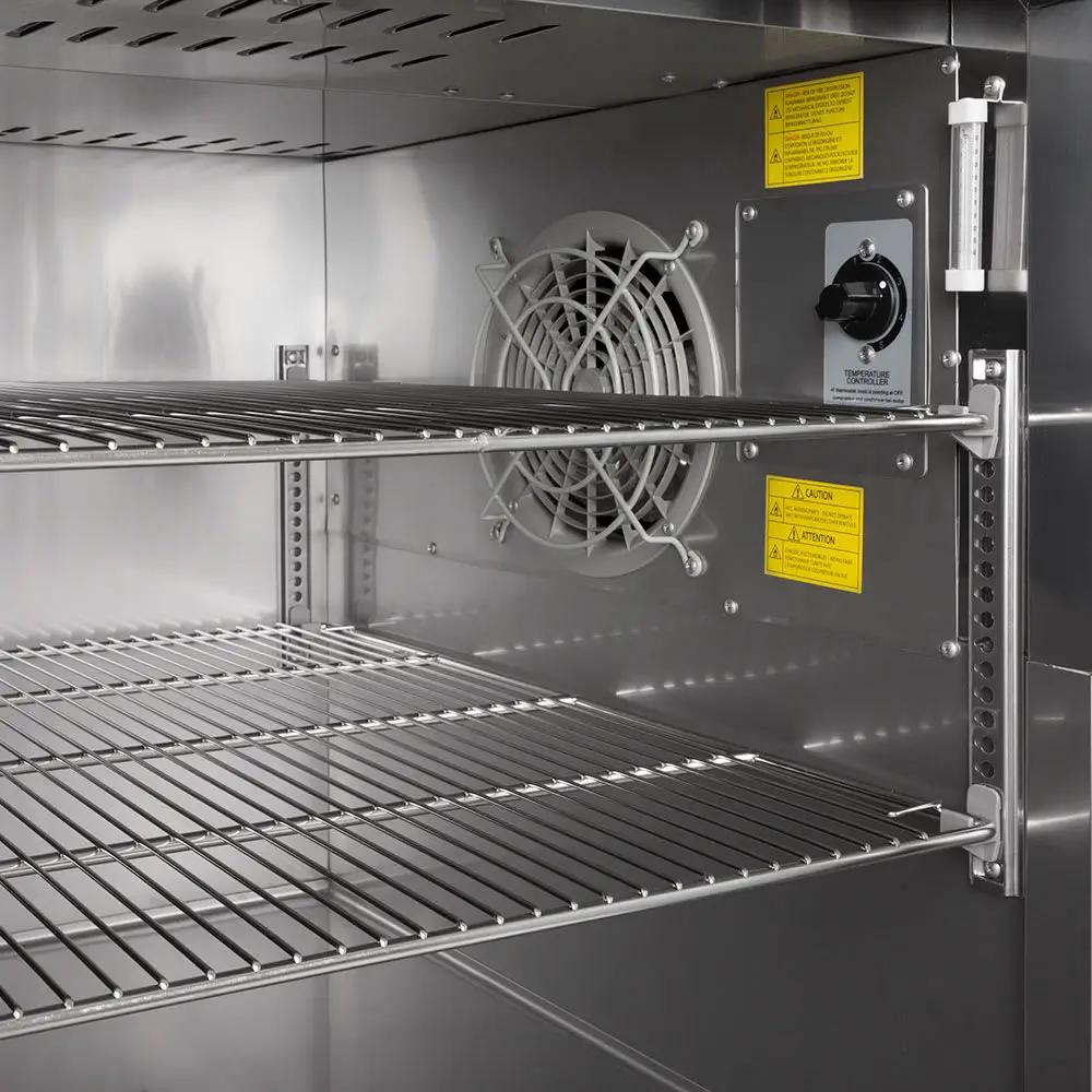 Turbo Air TPR-67SD-D2-N 67" Super Deluxe Commercial Pizza Prep Refrigerator Table - 115v