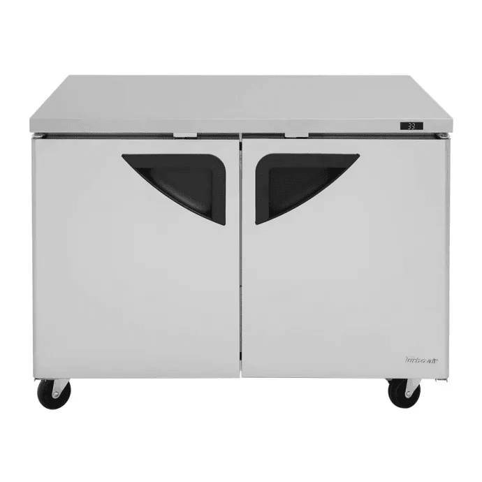 Turbo Air TUR-48SD-N 48 1/4" W Undercounter Refrigerator w/ (2) Sections & (2) Doors, 115v by Turbo Air (turbo-air-tur-48sd-n-48-1-4-w-undercounter-refrigerator-w-2-sections-2-doors-115v)