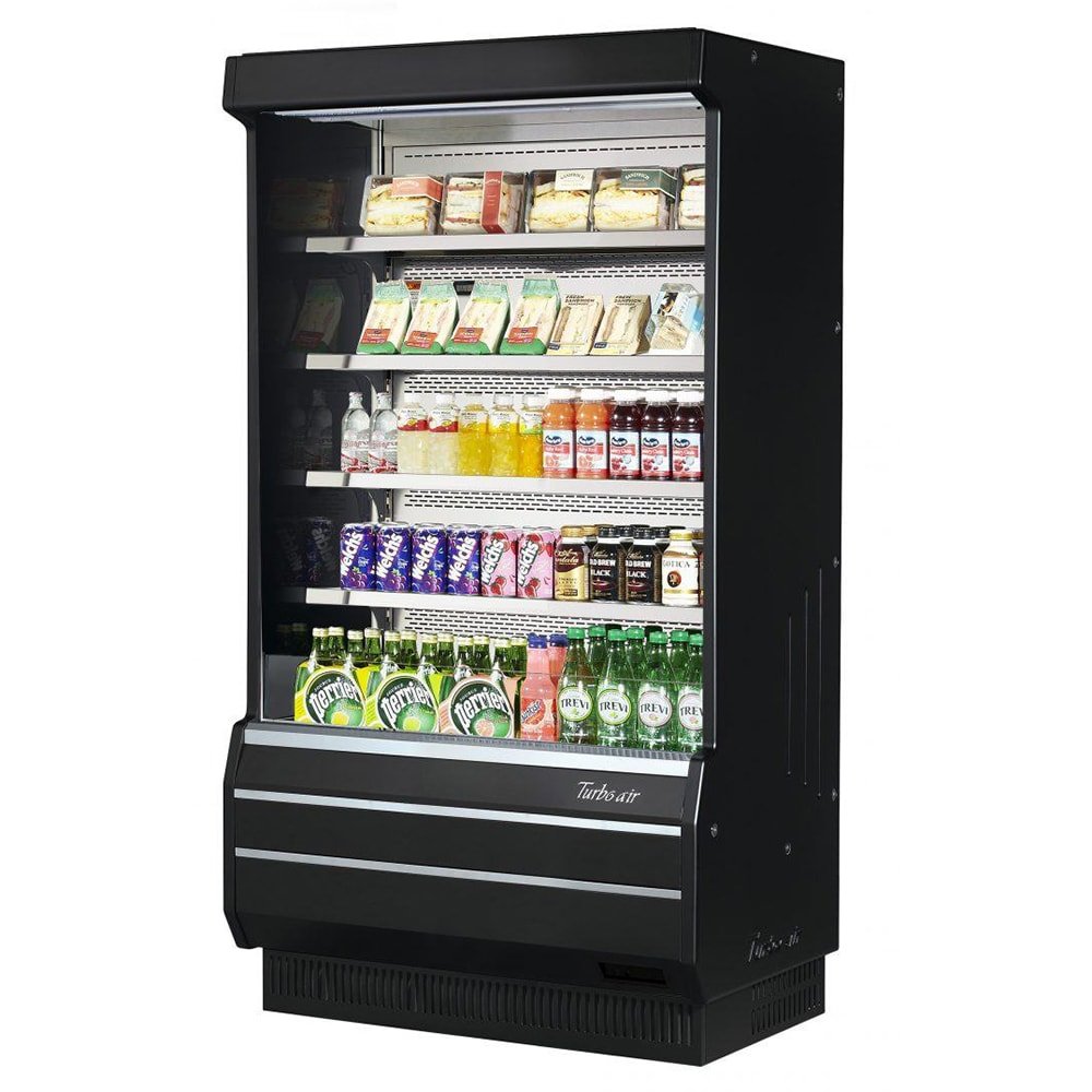 Turbo Air Turbo Air TOM - 40B - SP - N 39" Vertical Open Air Merchandiser - 14.4 Cu. Ft. Capacity