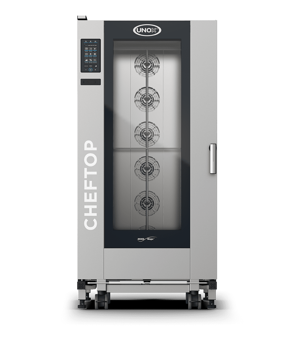 Unox CHEFTOP MIND.Maps BIG PLUS XAVL-2021 roll-in combi oven, left hinge