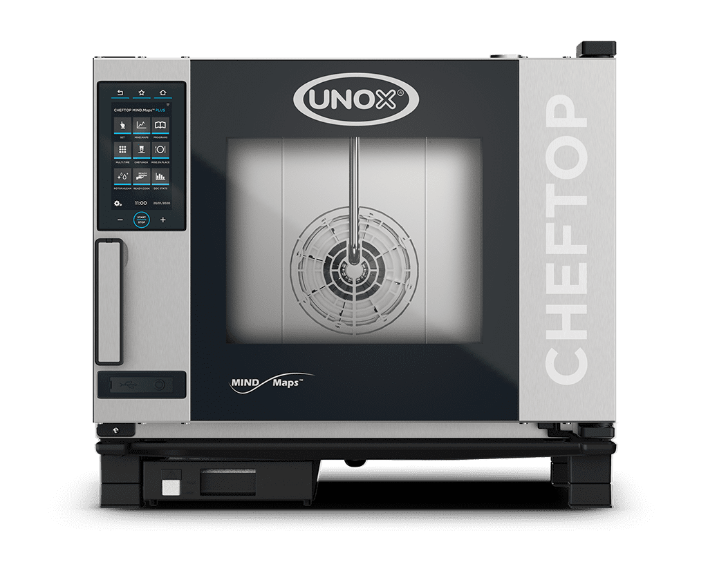 Unox CHEFTOP MIND.Maps PLUS XAVC-0511-GPLM 5-pan gas combi oven, right hinge