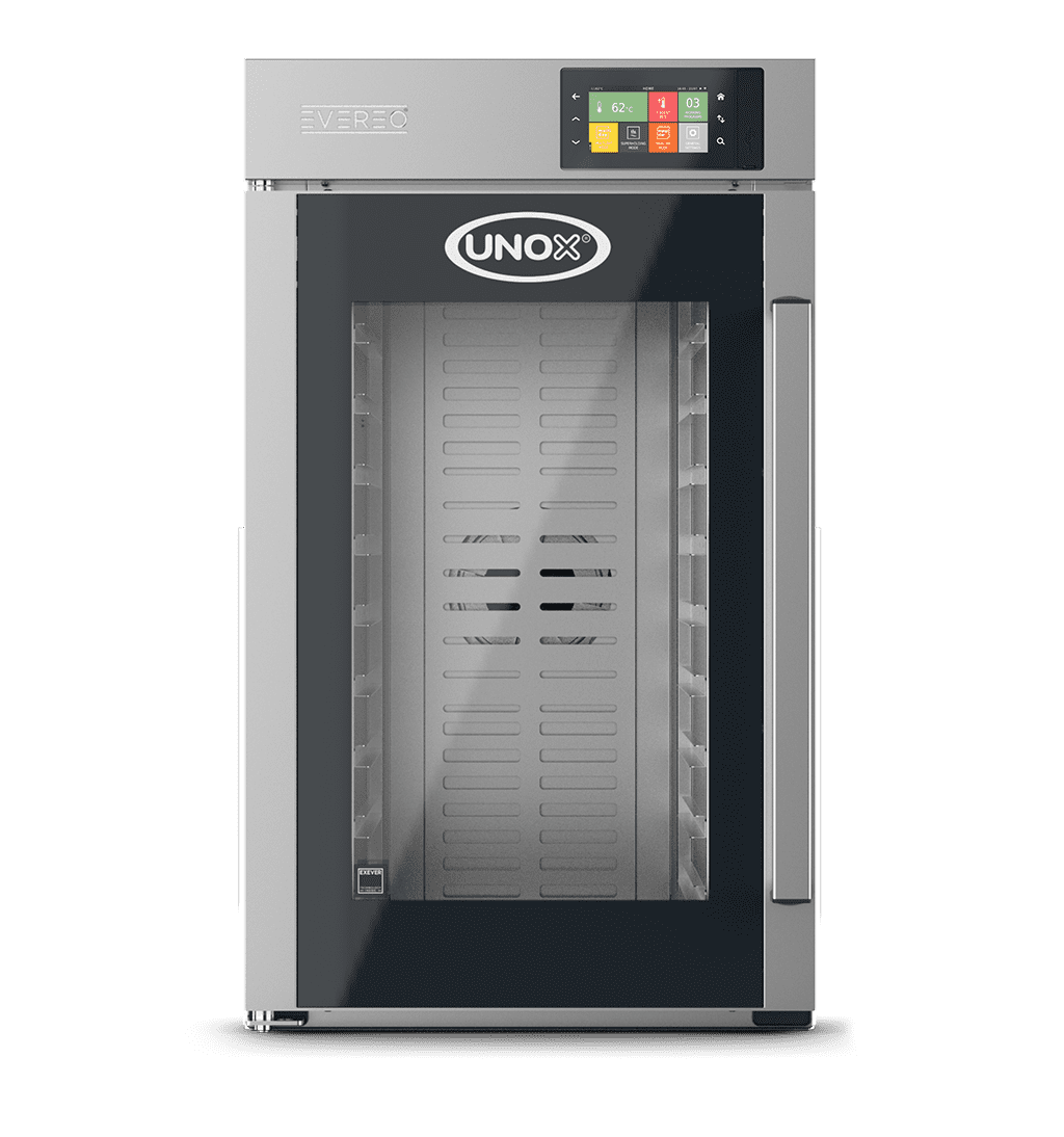 Unox EVEREO XAEC-1013 hot fridge food holding cabinet, left hinge