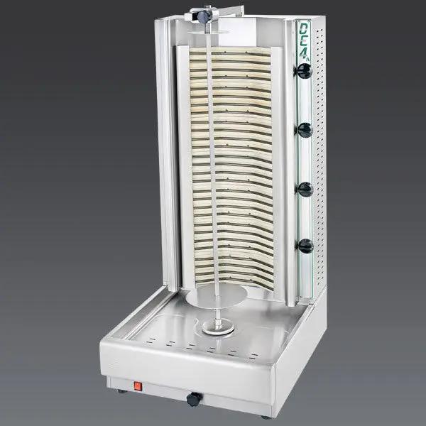 Visvardis DE4A Classic Gyros Electric 4-Burner Vertical Broiler 208V