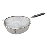 Mesh Strainer, 8" Bowl, Double Fine Mesh, SS, Plastic Handle by Winco (mesh-strainer-8-bowl-double-fine-mesh-ss-plastic-handle)