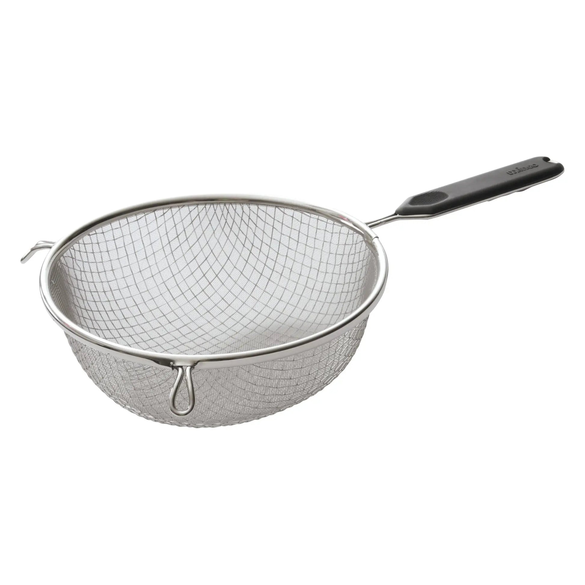 Mesh Strainer, 8" Bowl, Double Fine Mesh, SS, Plastic Handle by Winco (mesh-strainer-8-bowl-double-fine-mesh-ss-plastic-handle)