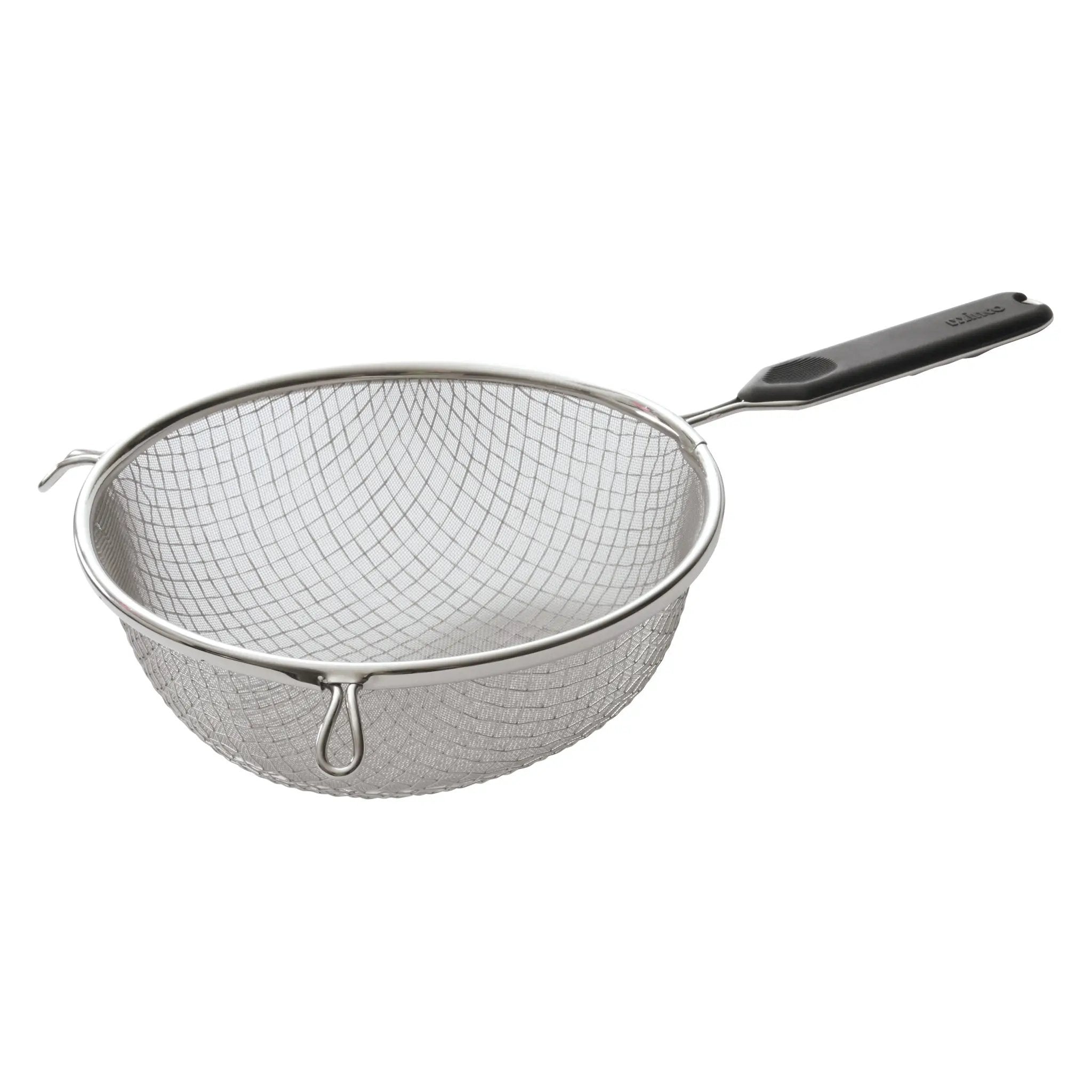Mesh Strainer, 8" Bowl, Double Fine Mesh, SS, Plastic Handle by Winco (mesh-strainer-8-bowl-double-fine-mesh-ss-plastic-handle)