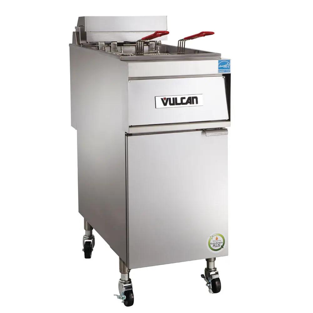 Vulcan 1ER50A Electric Fryer - 50 lb Vat, Floor Model, 208V 3PH