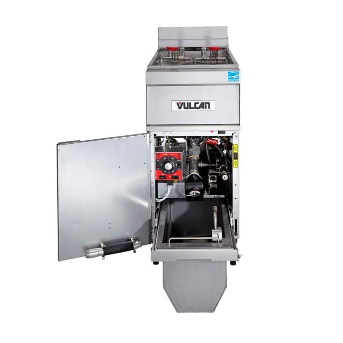 Vulcan 1ER50AF Electric Fryer - 50 lb Vat, Floor Model, 208V 3PH - view 2