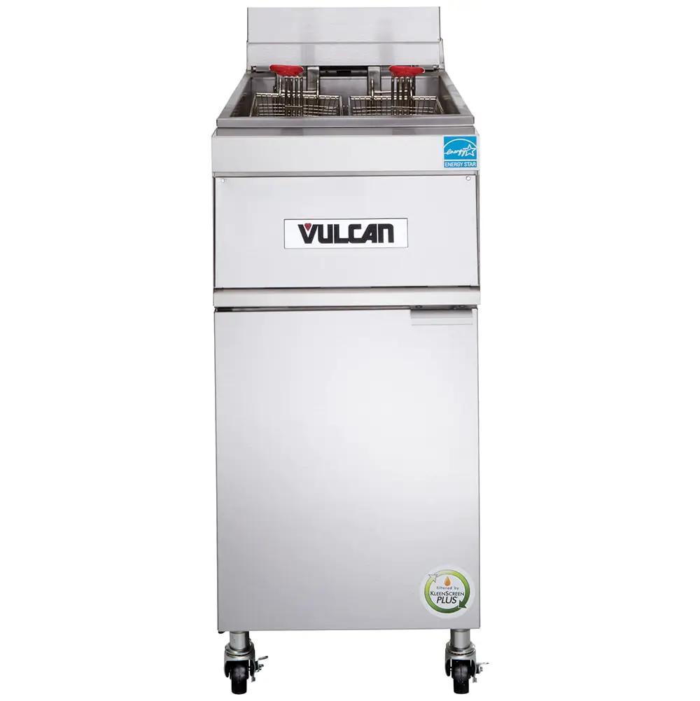 Vulcan 1ER50AF Electric Fryer - 50 lb Vat, Floor Model, 208V 3PH