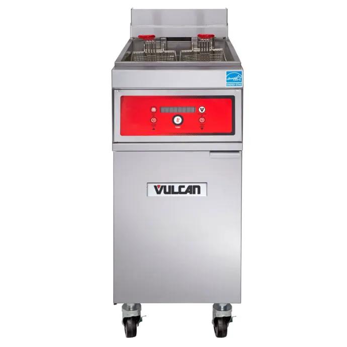 Vulcan 1ER50D Electric Fryer - 50 lb Vat, Floor Model, 208V/50 60/3ph - view 2