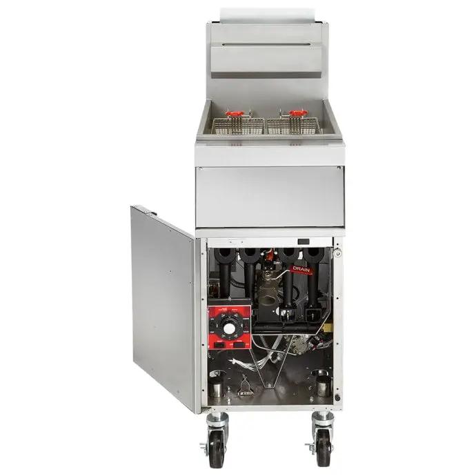 Vulcan 1GR65M Gas Fryer - 70 lb Vat, Floor-Model, Natural Gas - view 3