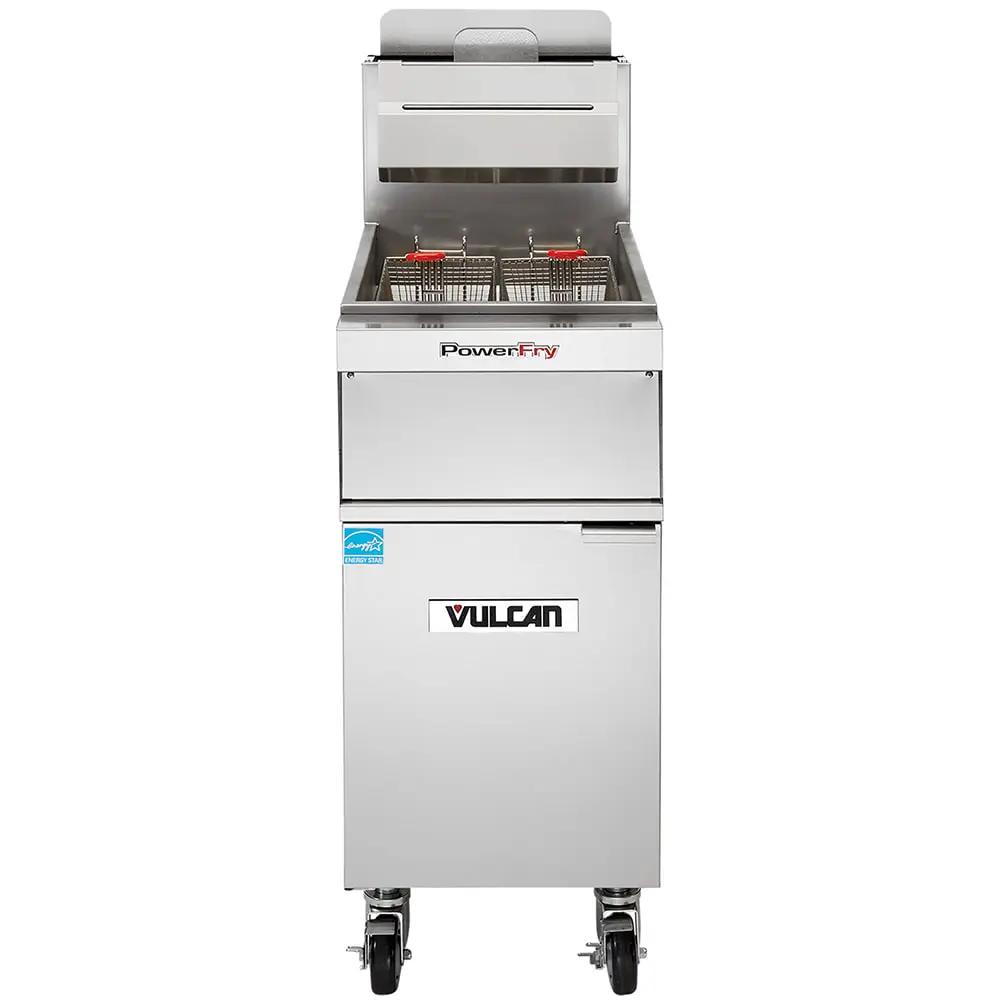 Vulcan 1TR45A PowerFry3 Gas Fryer - 50 lb Vat, Floor Model, Liquid Propane