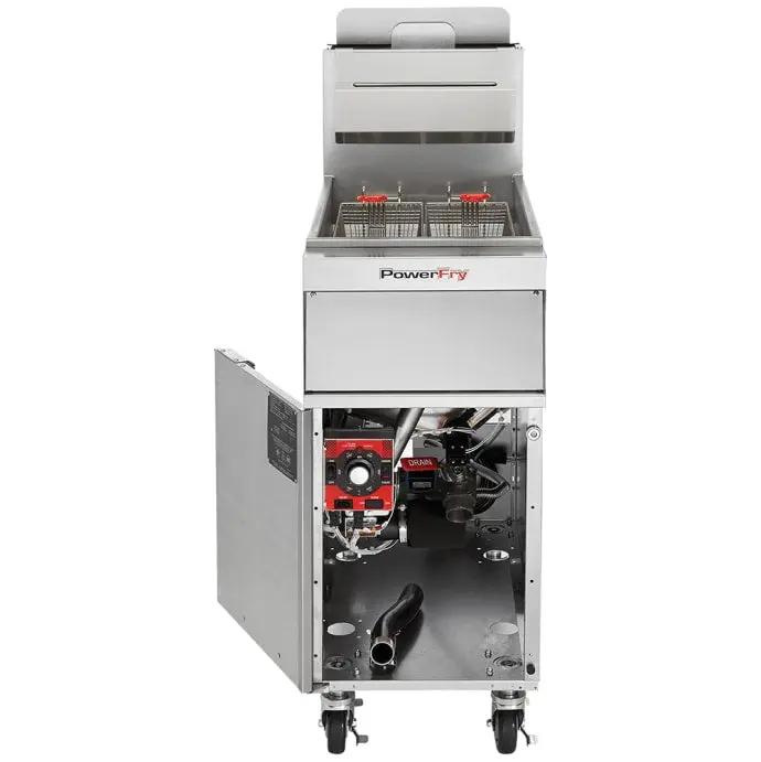 Vulcan 1TR45AF PowerFry3 Gas Fryer - 50 lb Vat, Floor Model, Liquid Propane - view 2