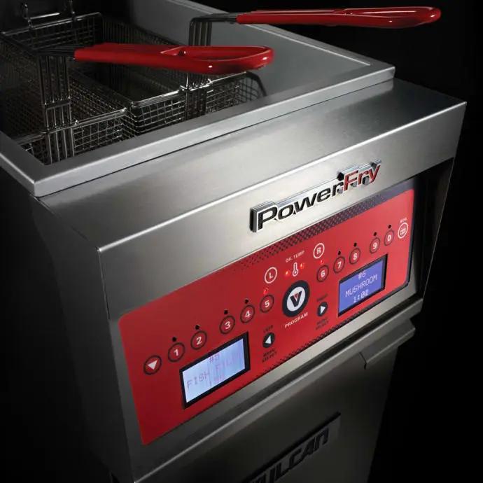 Vulcan 1TR45CF PowerFry3 Gas Fryer - 50 lb Vat, Floor Model, Natural Gas - view 2