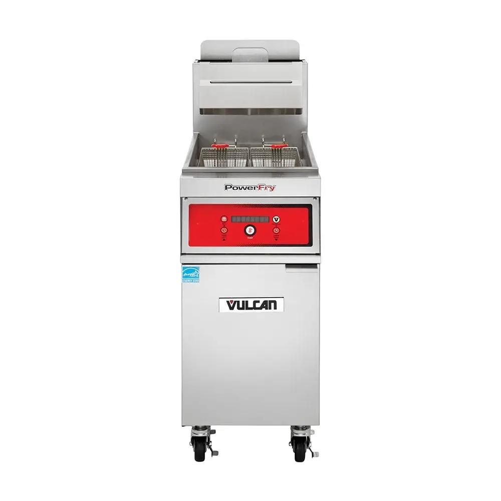 Vulcan 1TR45D PowerFry3 Gas Fryer - 50 lb Vat, Floor Model, Liquid Propane