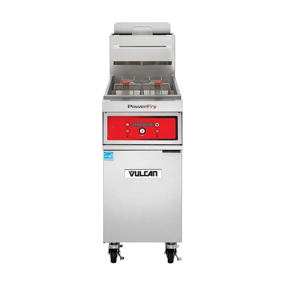 Vulcan 1TR45D PowerFry3 Gas Fryer - 50 lb Vat, Floor Model, Natural Gas