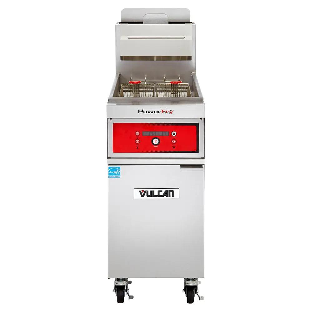 Vulcan 1TR65DF PowerFry3 Gas Fryer - 70 lb Vat, Floor Model, Liquid Propane