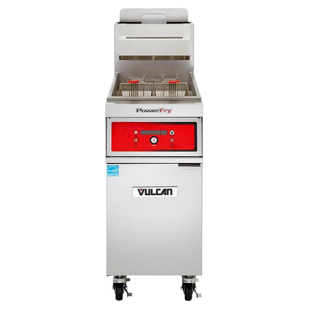 Vulcan 1TR85DF PowerFry3 Gas Fryer - 90 lb Vat, Floor Model, Liquid Propane