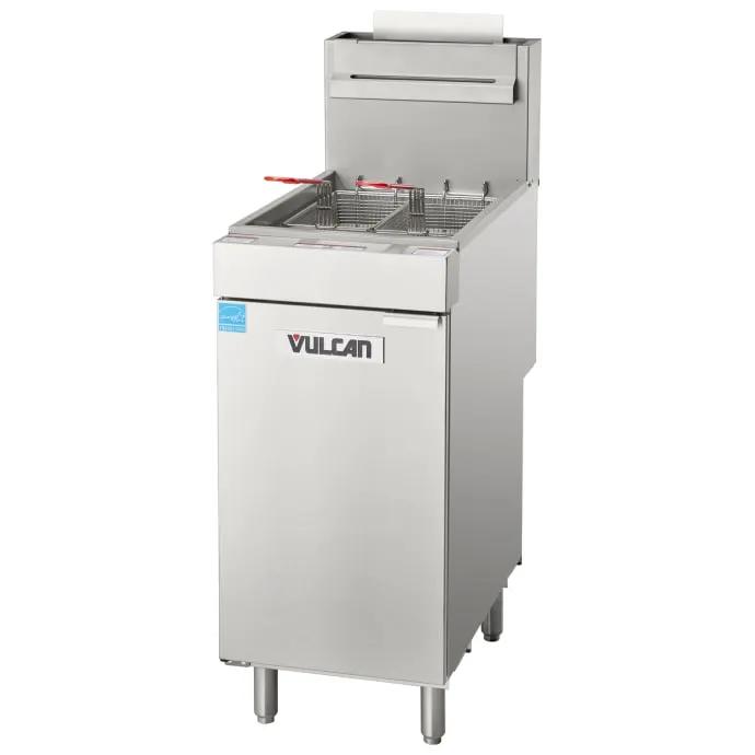 Vulcan 1VEG35M Gas Fryer - 40 lb Vat, Floor Model, Natural Gas - view 2