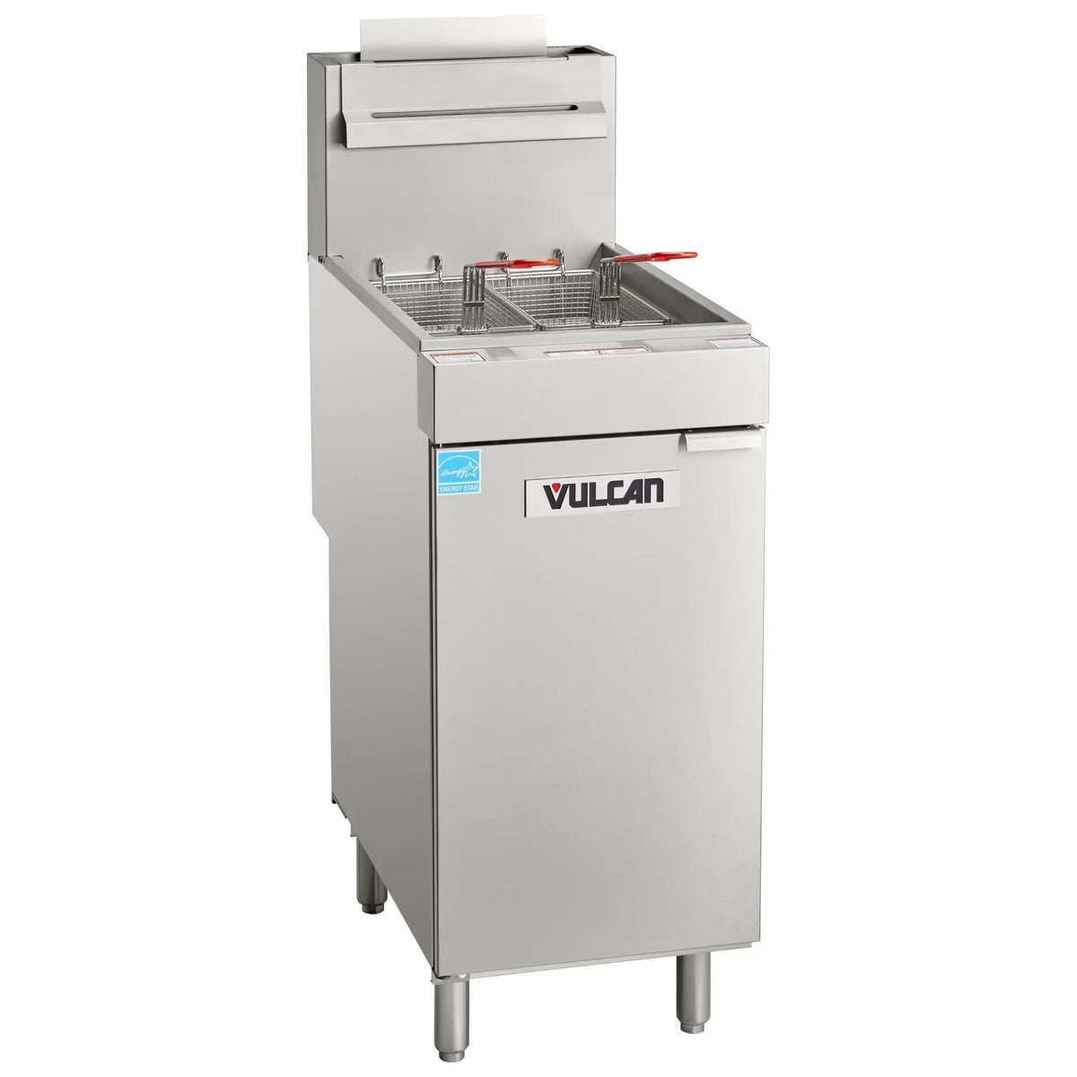 Vulcan 1VEG50M Gas Fryer - 50 lb Vat, Floor Model, Natural Gas