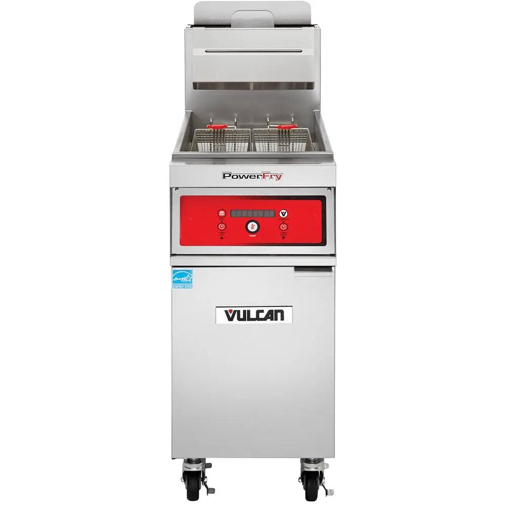 Vulcan 1VK45DF PowerFry5 Gas Fryer - 50 lb Vat, Floor Model, Liquid Propane