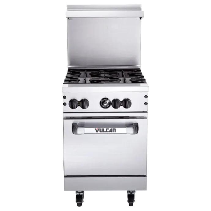 Vulcan 24S-4B Endurance 24" 4 Burner Gas Range with Standard Oven, Natural Gas - view 2