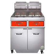 Vulcan 2TR45AF PowerFry3 Gas Fryer - (2) 50 lb Vats, Floor Model, Liquid Propane