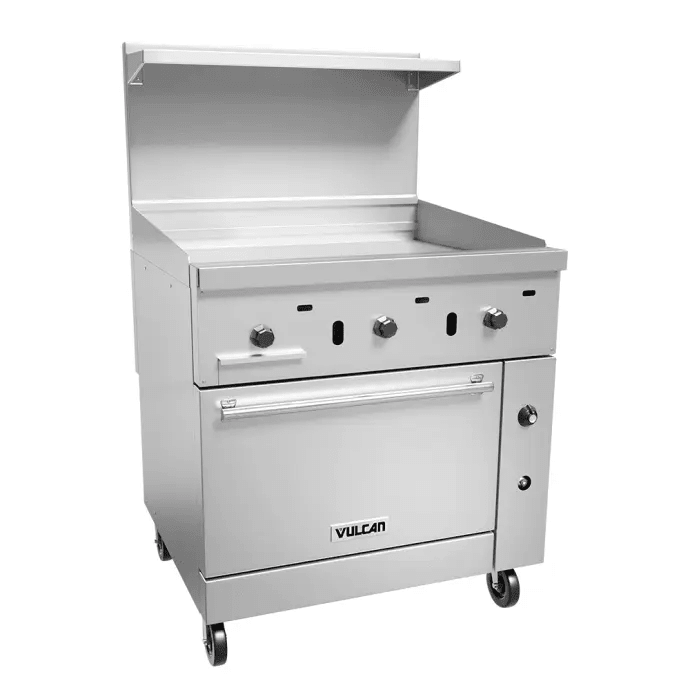 Vulcan 36C-36G Endurance 36" Gas Range with Full Griddle & Convection Oven, Liquid Propane - view 6