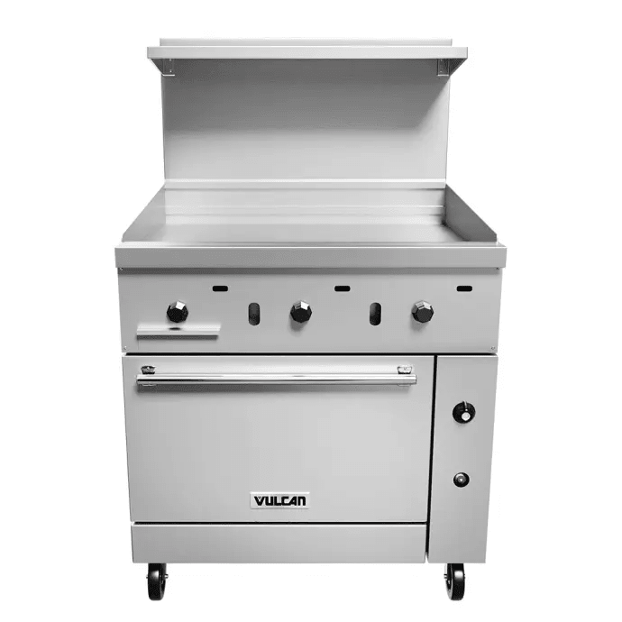 Vulcan 36C-36G Endurance 36" Gas Range with Full Griddle & Convection Oven, Liquid Propane - view 7
