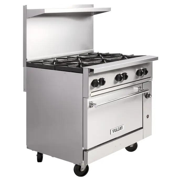 Vulcan 36C-6B Endurance 36" 6 Burner Gas Range with Convection Oven, Liquid Propane - view 3