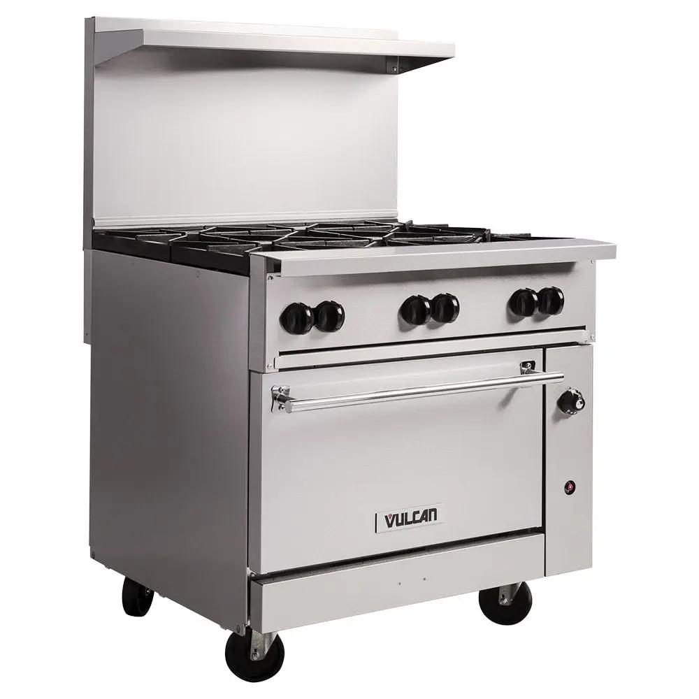 Vulcan 36C-6B Endurance 36" 6 Burner Gas Range with Convection Oven, Liquid Propane