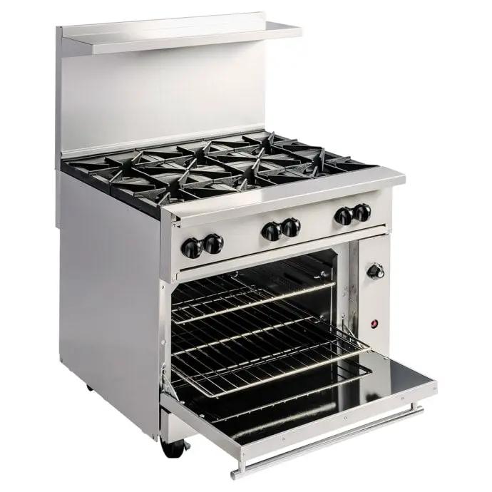 Vulcan 36C-6B Endurance 36" 6 Burner Gas Range with Convection Oven, Liquid Propane - view 4