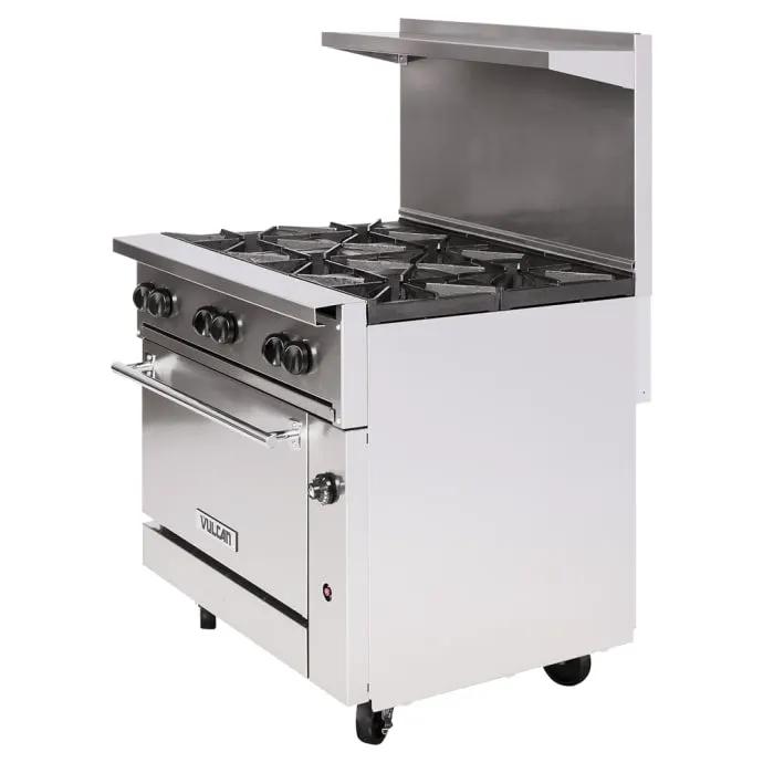 Vulcan 36C-6B Endurance 36" 6 Burner Gas Range with Convection Oven, Natural Gas - view 5