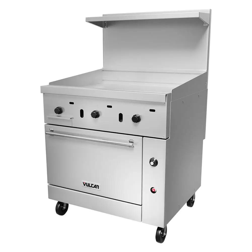 Vulcan 36S-36G Endurance 36" Gas Range with Full Griddle & Standard Oven, Liquid Propane