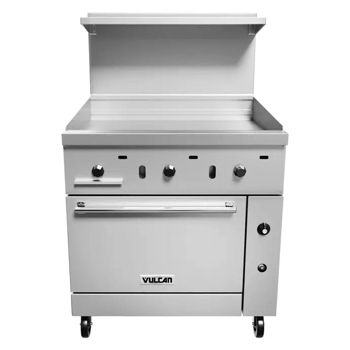 Vulcan 36S-36G Endurance 36" Gas Range with Full Griddle & Standard Oven, Liquid Propane - view 2