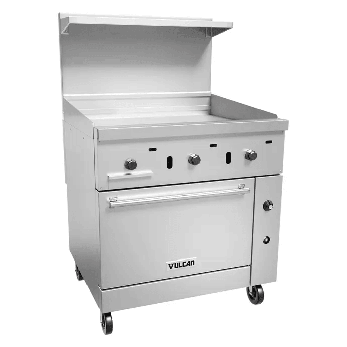 Vulcan 36S-36GT Endurance 36" Gas Range with Full Griddle & Standard Oven, Natural Gas - view 3