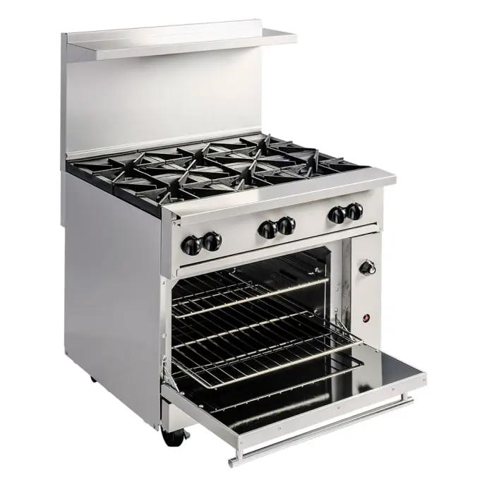 Vulcan 36S-6B Endurance 36" 6 Burner Gas Range with Standard Oven, Liquid Propane - view 3