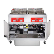 Vulcan 3ER50AF Electric Fryer - (3) 50 lb Vats, Floor Model, 208V 3PH