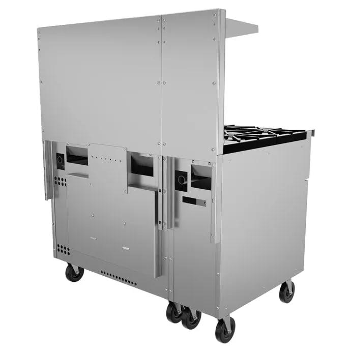 Vulcan 48S-8B Endurance 48" 8 Burner Gas Range with Standard Oven & Storage Base, Liquid Propane - view 4