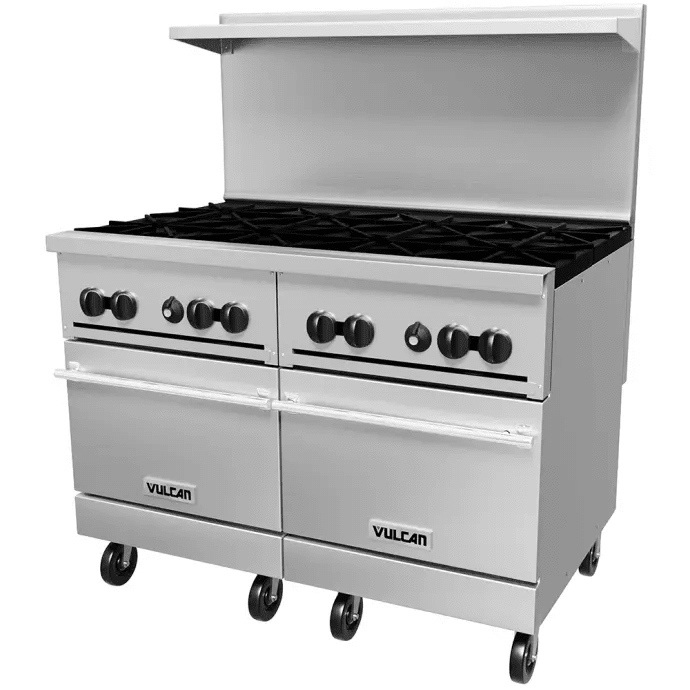 Vulcan 48SS-8B Endurance 48" 8 Burner Gas Range with (2) Standard Ovens, Liquid Propane - view 3