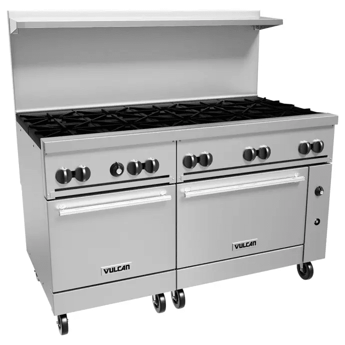 Vulcan 60SS-10B Endurance 60" 10 Burner Gas Range with (2) Standard Ovens, Liquid Propane - view 3
