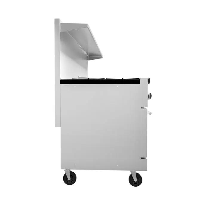 Vulcan 72CC-6B36GT Endurance 72" 6 Burner Gas Range with Griddle & (2) Convection Ovens, Natural Gas - view 4
