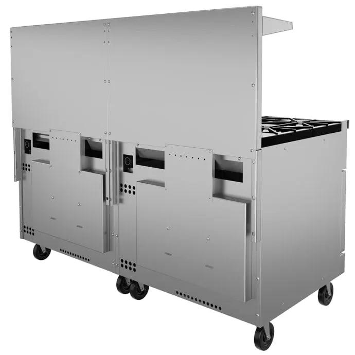 Vulcan 72CC-6B36GT Endurance 72" 6 Burner Gas Range with Griddle & (2) Convection Ovens, Natural Gas - view 7