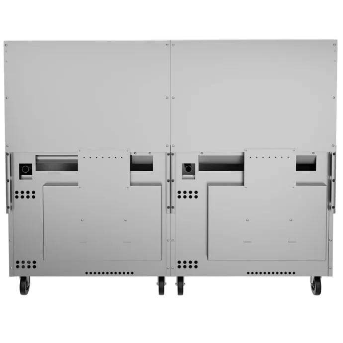 Vulcan 72SC-8B24G Endurance 72" 8 Burner Gas Range with Griddle & Standard Oven & Convection Oven, Natural Gas - view 8